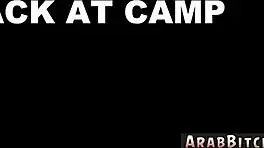 hot teen caught sneaking into the military base