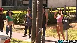 spanish babes abella anderson and ava addams dive into a wild outdoor orgy