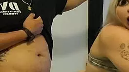 real life teen elsa gets wild with bbc in public bathroom