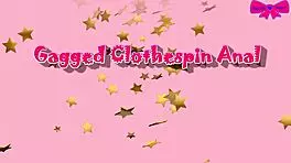 Ball Gag Clothes Pins Kinky Anal Masturbation Dakota Marr Intense Orgasm Bdsm Submissive