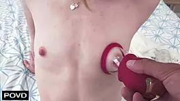 Madi Collins Goes Crazy Over Big Cock Flooding Her Pumped Pussy