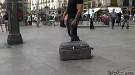 Petite Spanish Slut Public Display
