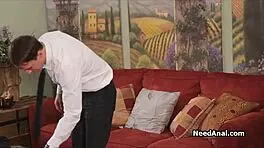 i'm pounding my girlfriend's tight ass deep in that red lingerie