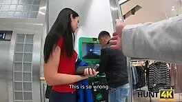 Hunt4k impressive European model gets fucked hard outdoors for bitcoin