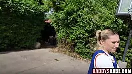 Blonde Young Playing Basketball And Hardcore Fucking Older Man Pov