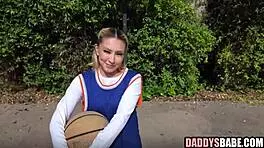 Blonde Young Playing Basketball And Hardcore Fucking Older Man Pov