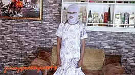 Ebony Teen Caught Masturbating Hardcore Squirting Orgasm