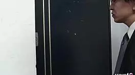 petite japanese teen masturbates vibrator