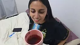 Friend's Girlfriend Sick, I Give Her Huge Cock as Medicine