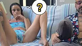 Mature Man Pursues Sexy Redhead Housewife At Home