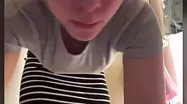 Fingering Tight Pussy In Public