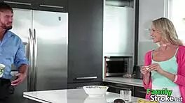 silently sucking daddy's cock deepthroat group blonde teen