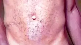 Lonely african man touches his cock and ass after dancing naked