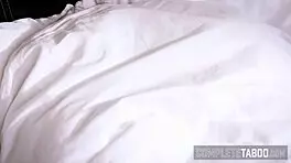 little taboo teen throats and sucks deep.