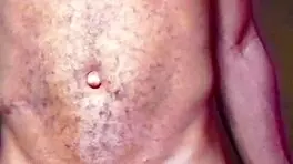 Lonely african man touches his cock and ass after dancing naked