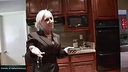 Sexy blonde licked and fucked