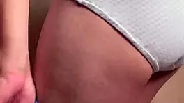 Girls in maid uniforms, bloomers, tennis outfits, skirts, shorts, and costumes with ponytails performing embarrassing exercises