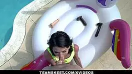 Exxxtrasmall Tiny Chick Riley Jean Wants Real Big Dick Instead of Dildo