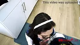 i was curious about cum and got a group lesson from nerdy girls