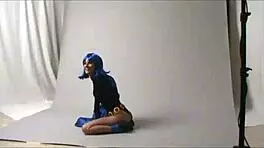 amateur cosplay raven from outdoor public fun