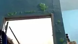 Indonesian Girl Taking Bath On Webcam