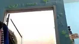 Indonesian Girl Taking Bath On Webcam