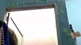 Indonesian Girl Taking Bath On Webcam