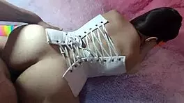 Intense Deep Anal Double Penetration of Rented Latina Wife