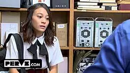 Japanese Teen Thief Interrogated By Police