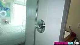 step aunt caught spying in shower 😏