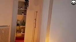 European Amateur Licks Pussy In Shower