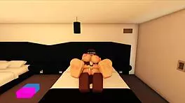 SLUT GETS BLACKED ROBLOX
