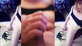 Cute Tranny Slut Masturbating Wildly!