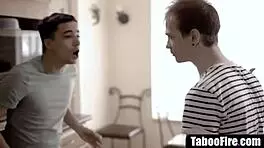 hey, this mature lady is getting a rough double penetration from a young group, so hot