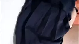 Horny Latina Babe Flashes Her Tiny Tits!