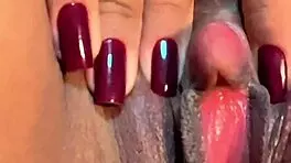 wife cums hard on big black dick