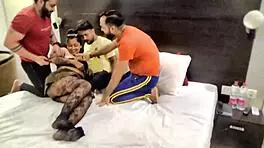 Real Indian Gangbang Hot Sex With College Girl