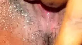 Wet pussy masturbation