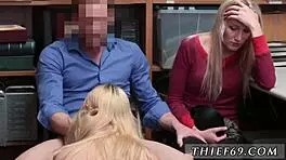 Hot Tattooed Redhead Teen In Police Uniform