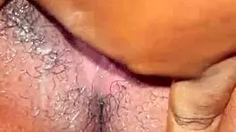 Wet pussy masturbation