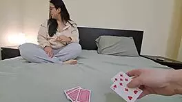 Big Ass Latina Loses At Cards And Receives Prizes
