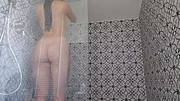 I had a very hot and sensual shower with my beautiful latina babe 😘