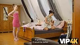 Vip4k: Young Czech Girl Seduces Old Man in Masked Encounter