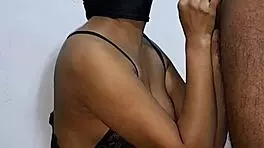 Negra Esplendida Mamando Guebo Saca La Leche Con Du Boca