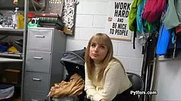 Surprising Office Encounter With Dildo Thief