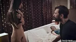 Big Tit Brunette Discovers Old Creepers Secret During Deepthroat 😏