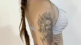 Latina teen showing big tits