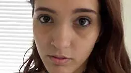 Hey, this small tits amateur is sucking and riding so well