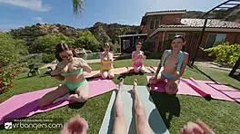 Vr Bangers Super Hot Sex With 4 Sexy Collegegirls Pt2 Hd Porn