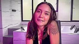 horny latina fucks friend's boyfriend in motel 😈 allison sweet